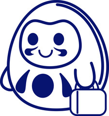 Daruma LineArt_Bucket