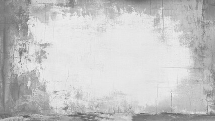 White Grunge Cement Wall – Rustic and Worn Texture