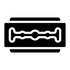 razor glyph icon