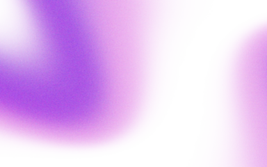 Abstract, vibrant, purple shapes with soft edges, merging and separating against a black background