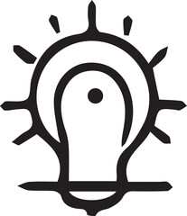 Silhouette different icons black and white