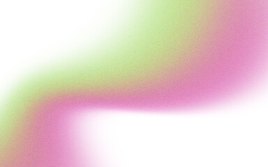 Abstract, flowing, wavy shape with a gradient of pale yellow-green transitioning to magenta-pink. ...