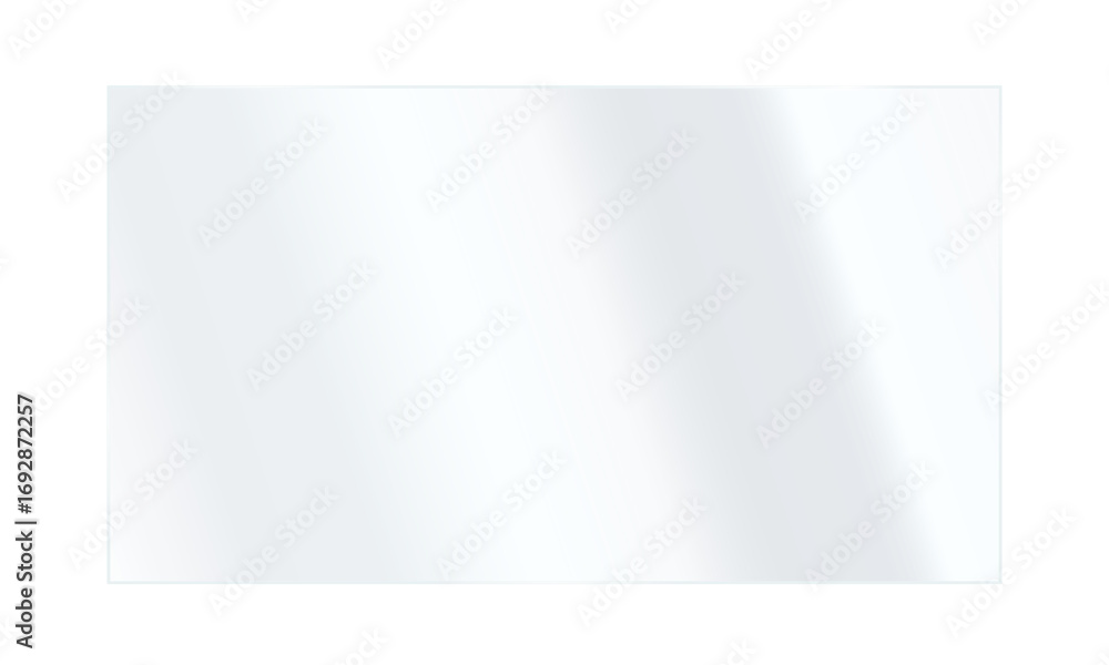 Poster realistic shiny glossy glass panel with light glare reflective surface effect transparent overlay on