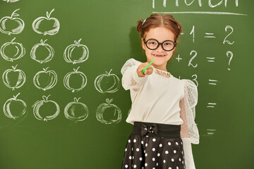 schoolgirl board pointer