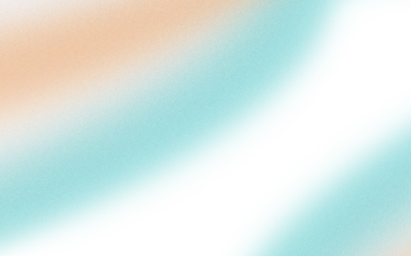 Abstract design with soft peach and teal colors, a black void with textured edges