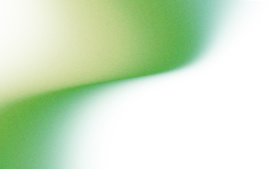 Abstract image showcasing a gradient of yellowish-green and teal colors, ending in a sharp, turquoise edge against a black background