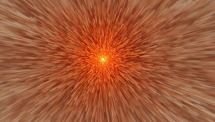 Obraz premium Explosion of light and energy in the center