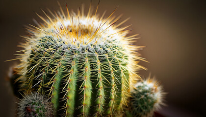 Macro Shot Of A Cactus