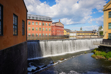 Waterfall Old Industrial Area 