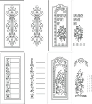 Set of classic elements in Kotor vector	
