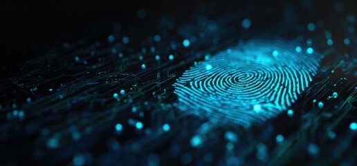 Digital Fingerprint on a Circuit Board