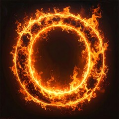 Two concentric rings of fire