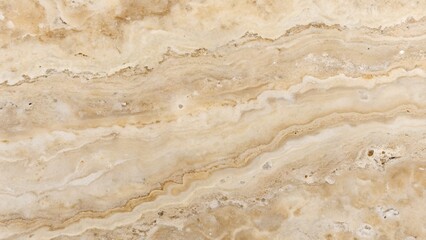 Obraz premium Beige Travertine Stone Texture Background with Natural Wavy Pattern