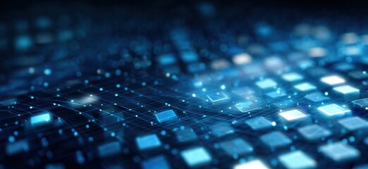 Abstract digital network pattern