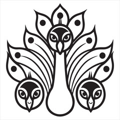 A Majestic and Vibrant Peacock, a Beautiful Bird with a Fan-Shaped Train of Iridescent Blue and Green Feathers Displayed in a Magnificent Courtship Ritual