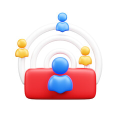 Social Media 3d icon