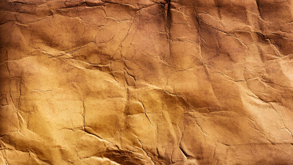 Wrinkled Vintage Paper Surface.  High-Resolution Background for Design. Retro Paper Sheet Texture. Vintage Background for Graphic Design