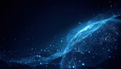 Abstract digital representation of Earth