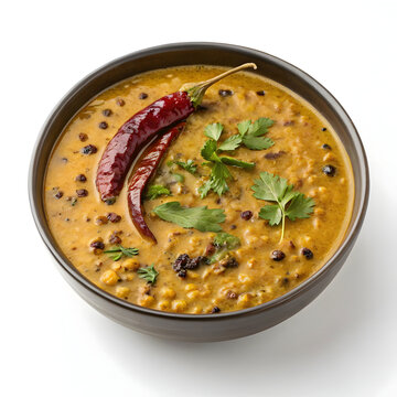 Hearty urad dal curry made with black gram lentils, slow-cooked with spices in a rich gravy