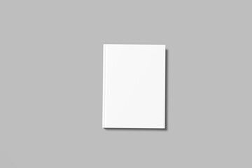 realistic cover book blank mockup with shadow