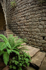 Staircase in a medieval fortress
