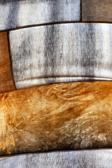 Abstract and textured textile surface