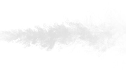 White smoke PNG, smoke overlay, smoke png, transparent smoke, horizontal smoke band, soft smoke, flowing smoke, airy smoke, central smoke, subtle smoke effect, soft gradient © Akshay