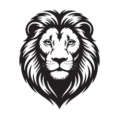 lion sketch art vector silhouette idea design illustraion