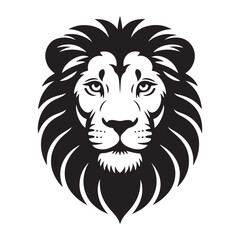 lion sketch art vector silhouette idea design illustraion