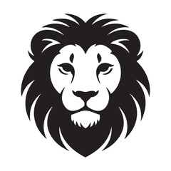 lion sketch art vector silhouette idea design illustraion