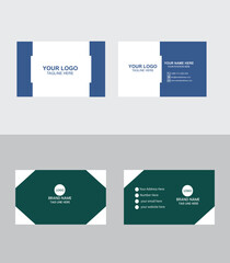 new business card design template with vector