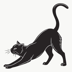 vector illustration of a cat