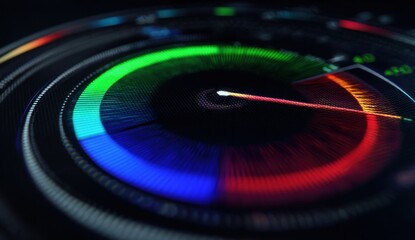 Close-up digital speedometer (1)