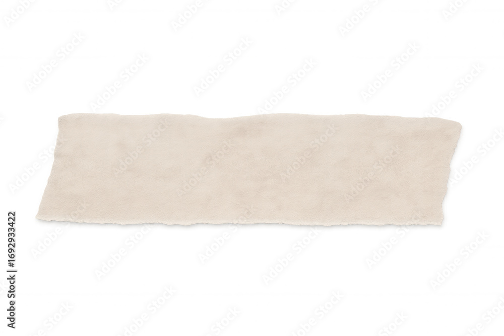Poster horizontal blank torn piece of aged paper with transparent background, ideal for adding text or desi