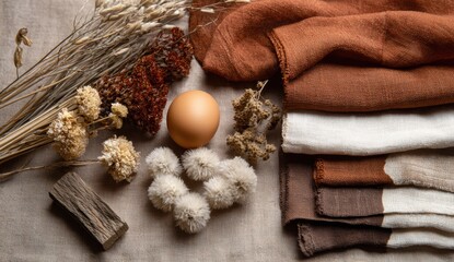 Natural fibers and hues