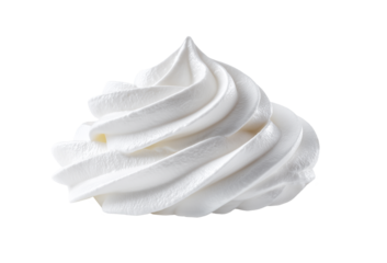 white airy cream whipped cream peaks