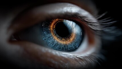 Digital Eye Intelligent Technology Biometric Data Analysis - Powered by Adobe