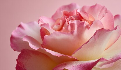 Close-up of a delicate pink rose (2)
