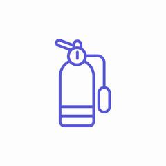 fire extinguisher icon sign vector