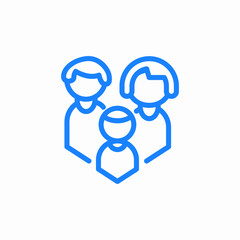 group family icon sign vector