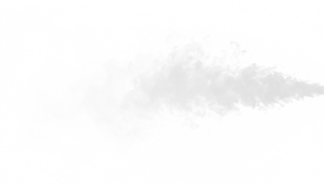 White smoke PNG, smoke overlay, smoke png, transparent smoke, smoke plume, curling smoke, top-right arc, smooth smoke, flowing smoke, airy smoke, subtle smoke effect