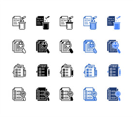 Experiment, Testing, Conclusion, Verification multiple style.