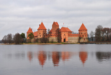 Fototapeta premium trakai castle lithuania