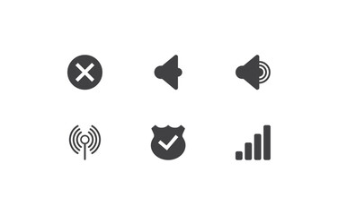 Internet and Things Icon Set Vector Illustration – Modern Web, IoT, Technology, Communication, and Smart Device Symbols for Digital Platforms, Apps, Websites, and User Interface Design