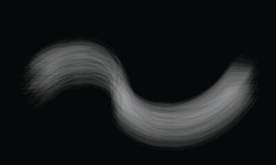 smoke on black background in wave form © Design with Zaid