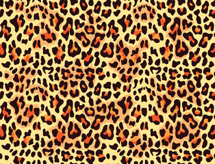 leopard print seamless pattern fashion stylish wild cat design animal skin texture