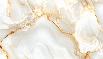 白大理石の高級テクスチャ – ゴールドとグレーの繊細なベイン模様Luxury White Marble Texture with Elegant Gold and Gray Veins – High Resolution Background