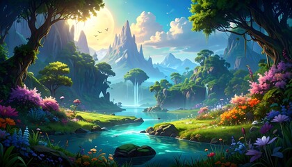 Fantasy Landscape Painting