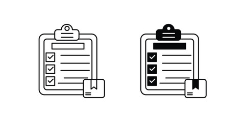 Inventory set icon with white background vector stock illustration