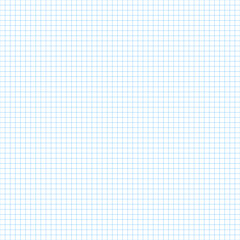 Hand-drawn square grid seamless pattern. Crayon-style thin lines on white notebook sheet. Perfect for bullet journals, planners, and stationery.